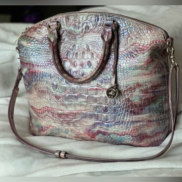 Multicolor (unicorn) Large Duxbury Satchel - Brahmin - Picture 5 of 10